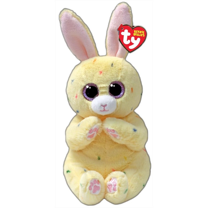 Ty Beanie Bellie Cream - Yellow Easter Bunny - 6''