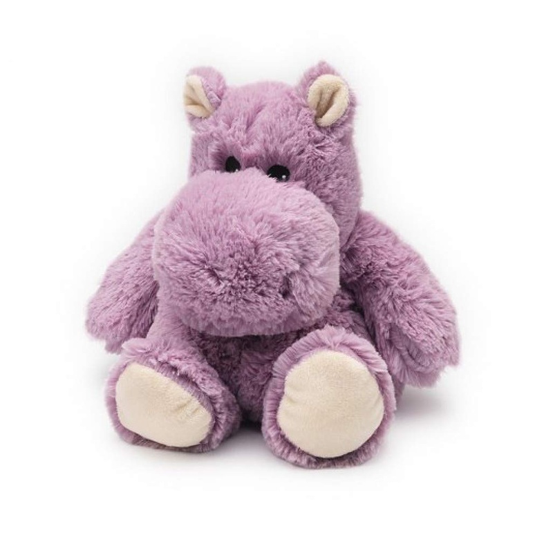 Warmies Intelex Hippo Junior Cozy Plush Heatable Lavender Scented Stuffed Animal
