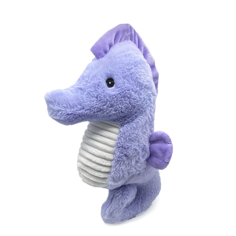 Warmies Microwavable & Weighted Stuffed Animals, Sea Horse - Heated Stuffed Animal Plushie For Warmth & Comfort - Cute Soft Plus
