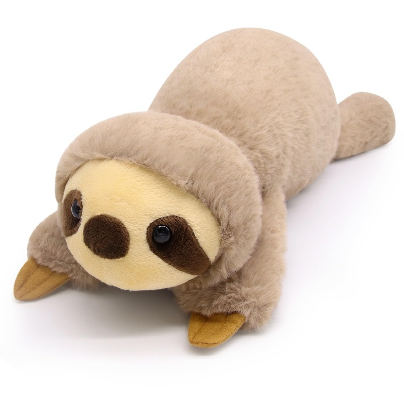 Bekrgwiy Sloth Stuffed Animal,17In Weighted Sloth Plush,Weighted Sloth Doll Toys,Hugging Plushie,Gift For Valentines Day,Birthda