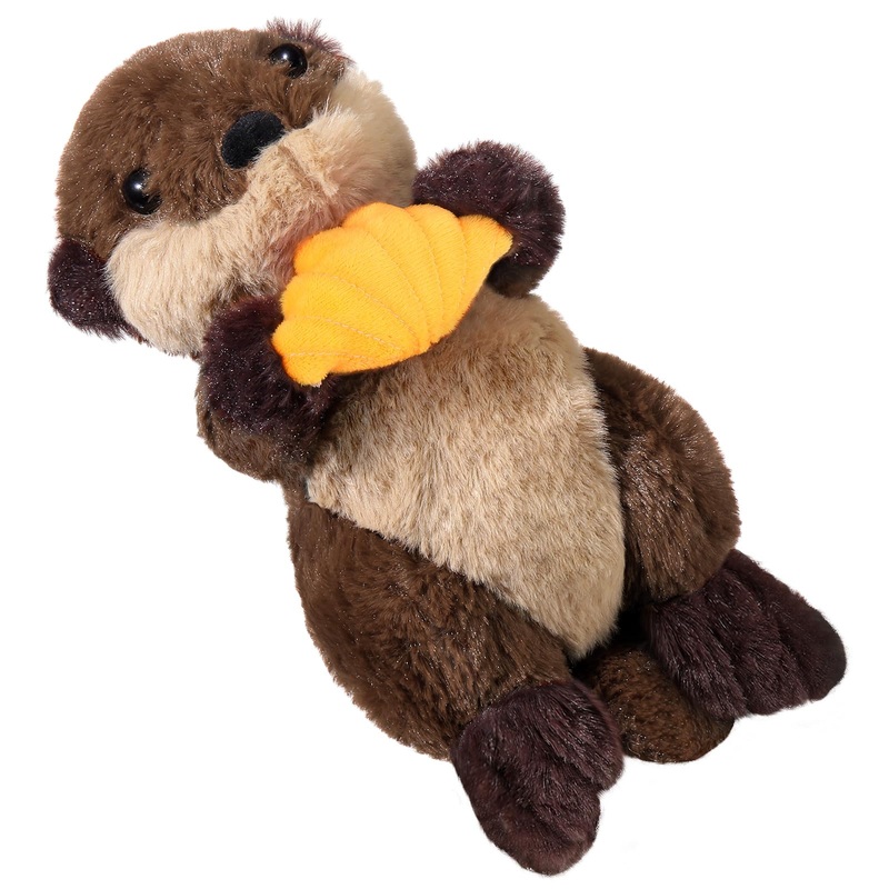 Blueweenly Sea Otter Stuffed Animal Plush River Otter For Valentine Day Cute Ocean Stuffed Animal Plushie Floating Otter Plush T