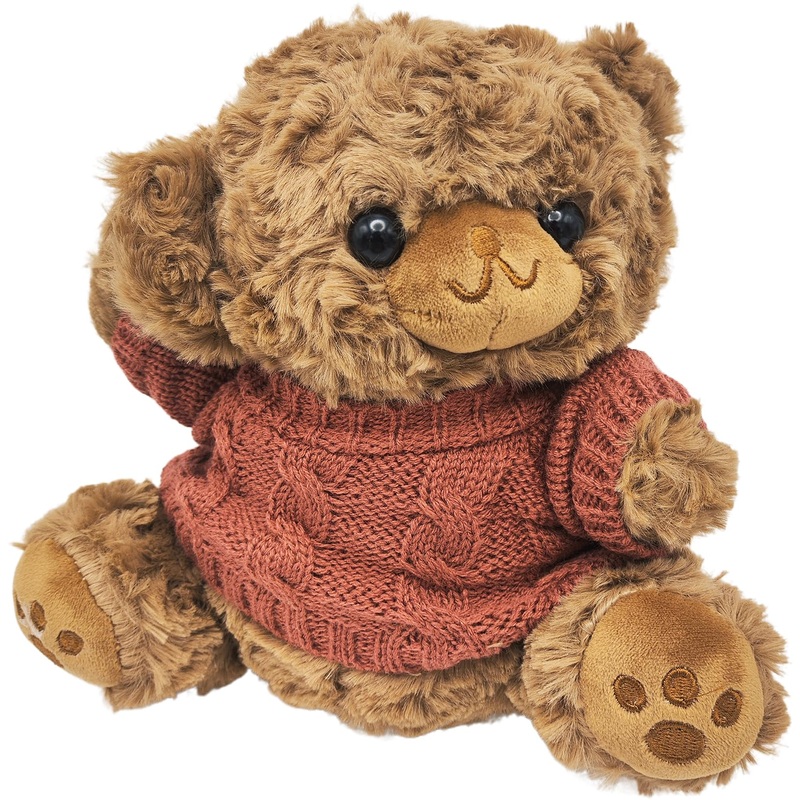 Gjlzfwbx Teddy Bear Plush Toy, 9 Inches Teddy Bear Stuffed Animal Christmas Birthday Valentine'S Day Gifts For Kids Girl Friends