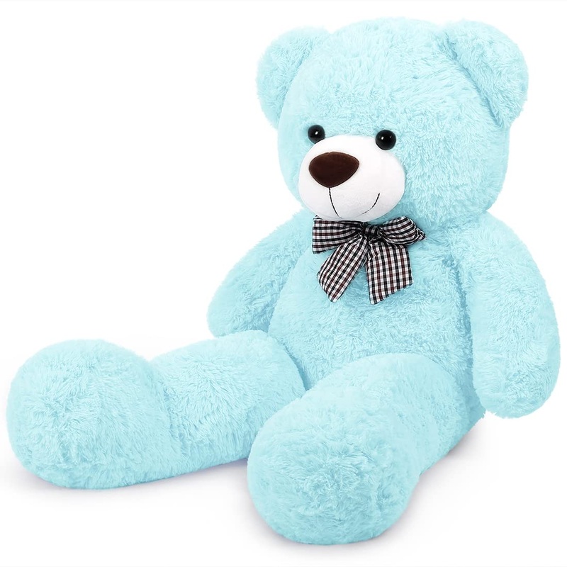 Sausudols Giant Teddy Bear 47 Inches Stuffed Animal Plush Bear For Girls Boys Cuddly Teddy Bear Gift For Valentine'S Day Christm