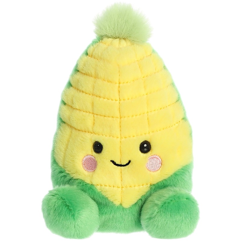 Aurora Adorable Palm Pals Wavey Corn Stuffed Animal - Pocket-Sized Play - Collectable Fun - Yellow 5 Inches