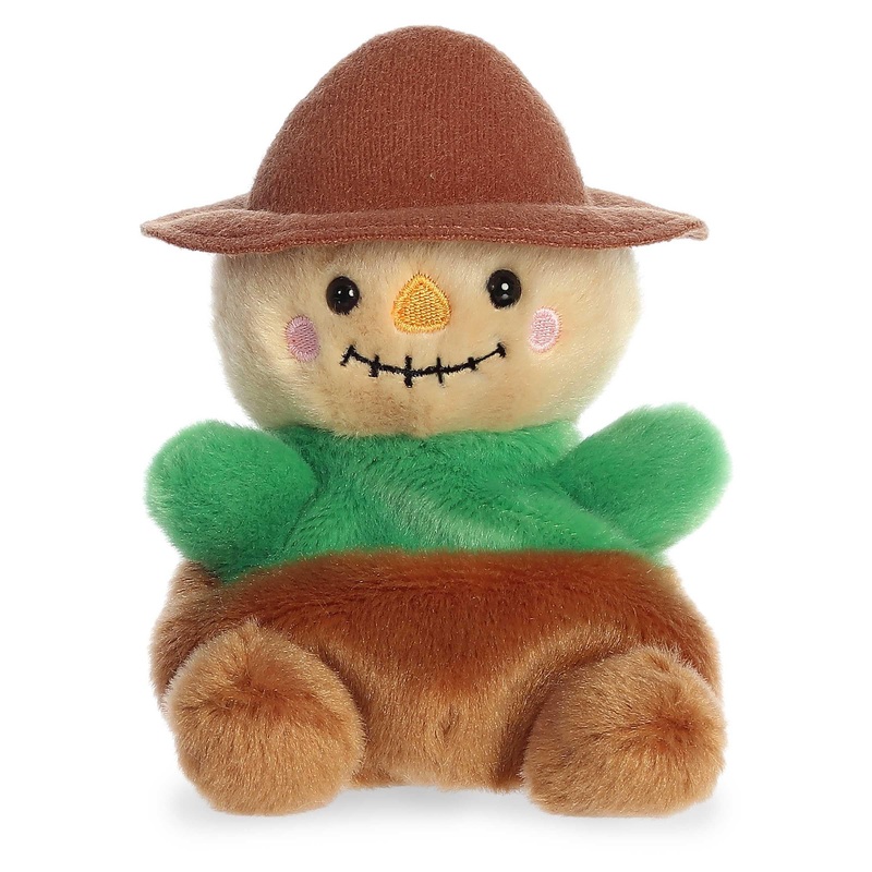 Aurora Spooky Palm Pals Cornelius Scarecrow Stuffed Animal - Pocket-Sized Play - Collectable Fun - Multicolor 5 Inches