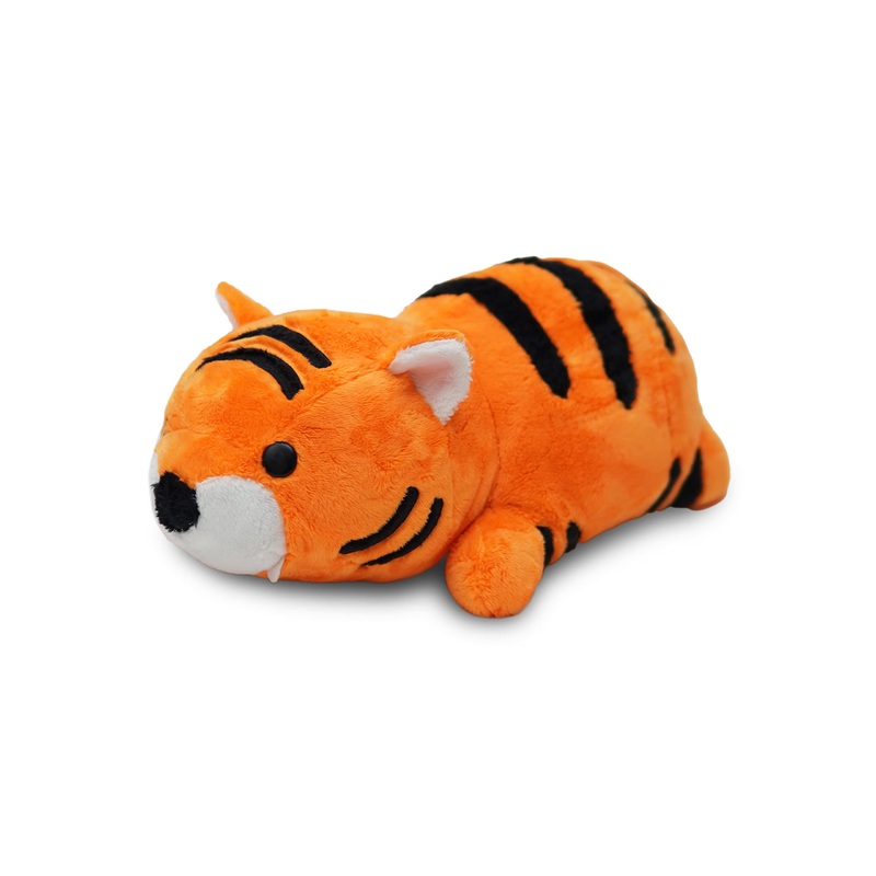 Avocatt Fuzzy Tiger Plushie Toy - 10 Inches Stuffed Animal Plush - Plushy And Squishy Tiger With Soft Fabric And Stuffing - Cute