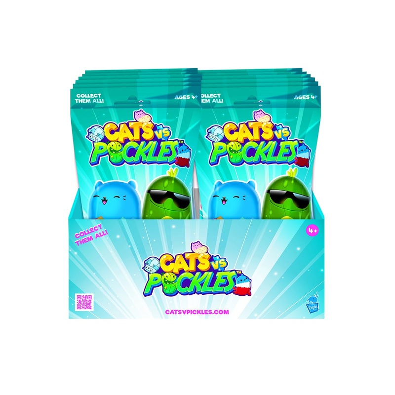 Cats Vs Pickles Mystery Bags - 12Pack -Teal Assortment A Set