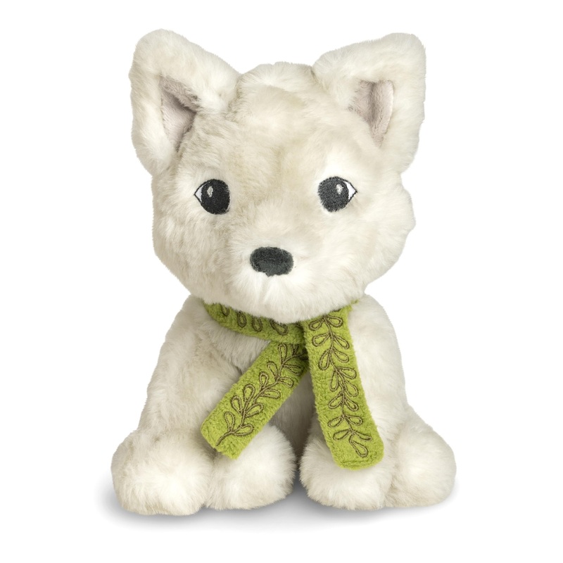 Compendium - An Adorable Stuffed Arctic Fox Plush, Companion To The Book Why Not?, 5.25'' L X 5.75'' W X 8'' H