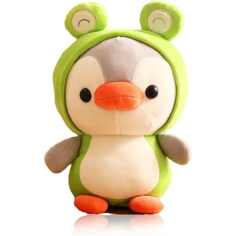 Cute Duck/Penguin Stuffed Animal In Costume Adorable Plushies Wearing Outfit Plush Toys Great For Kids And Lovers,Stuffed Pengui