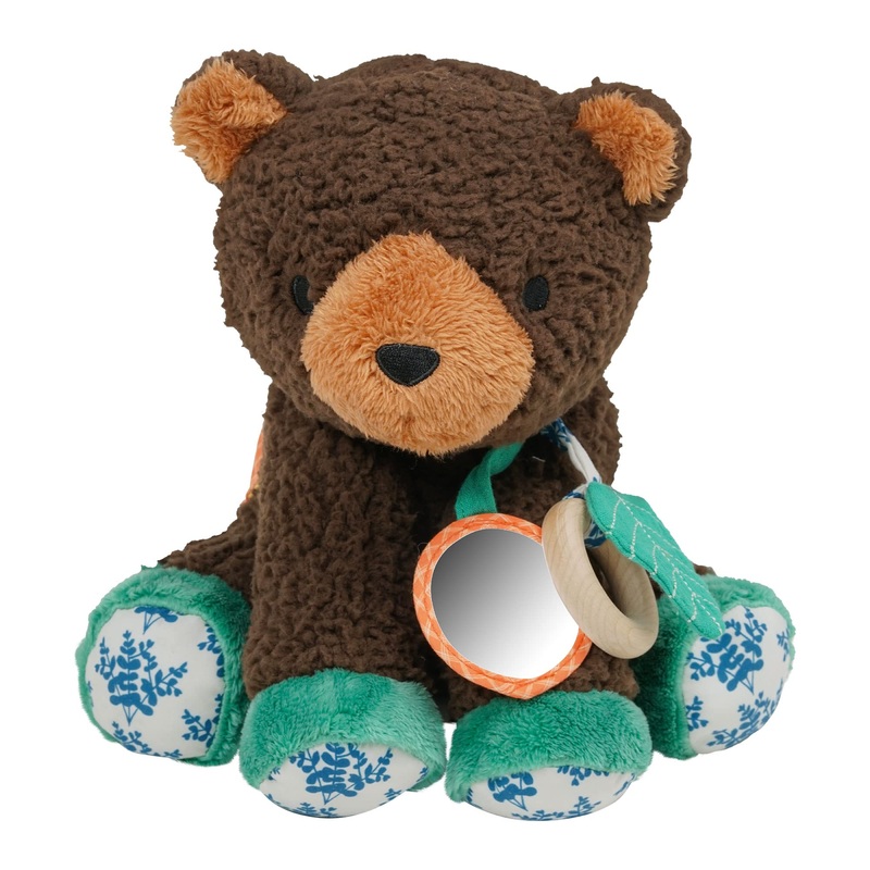 Manhattan Toy Wild Bear-Y Plush Teddy Bear 8 Inch Stuffed Animal Activity Toy