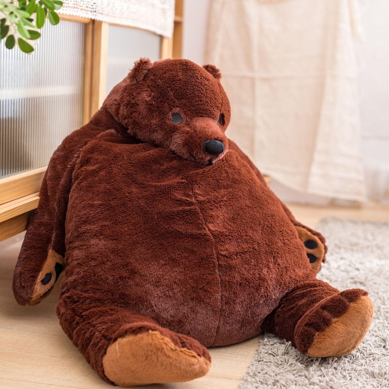 Sausudols Teddy Bear Plush Toy Giant Bear Huge Cuddly Bear Giant Plush Dark Brown 31.5 Inch/ 80 Cm