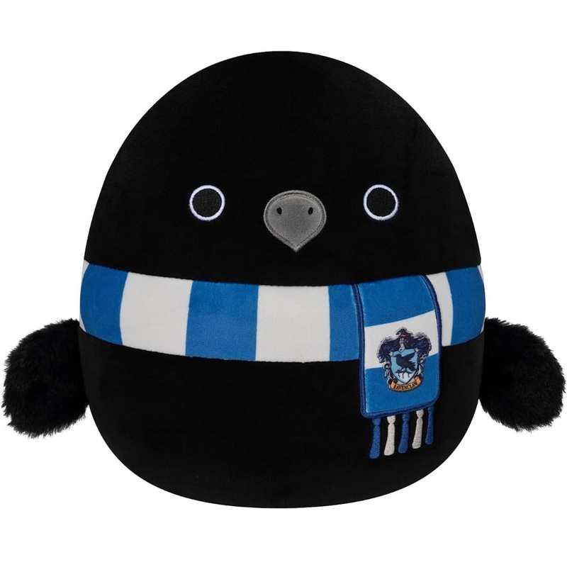 Squishmallows Original Harry Potter 8-Inch Plush - Medium-Sized Ultrasoft Official Jazwares Plush (Ravenclaw Raven)