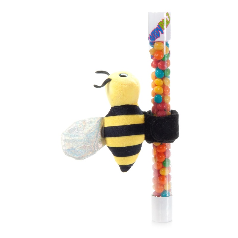The Petting Zoo Bee Stuffed Animal Plushie Slap Bracelet, Gifts For Kids, Candypalz, Zoologee Honeybee Plush Toy