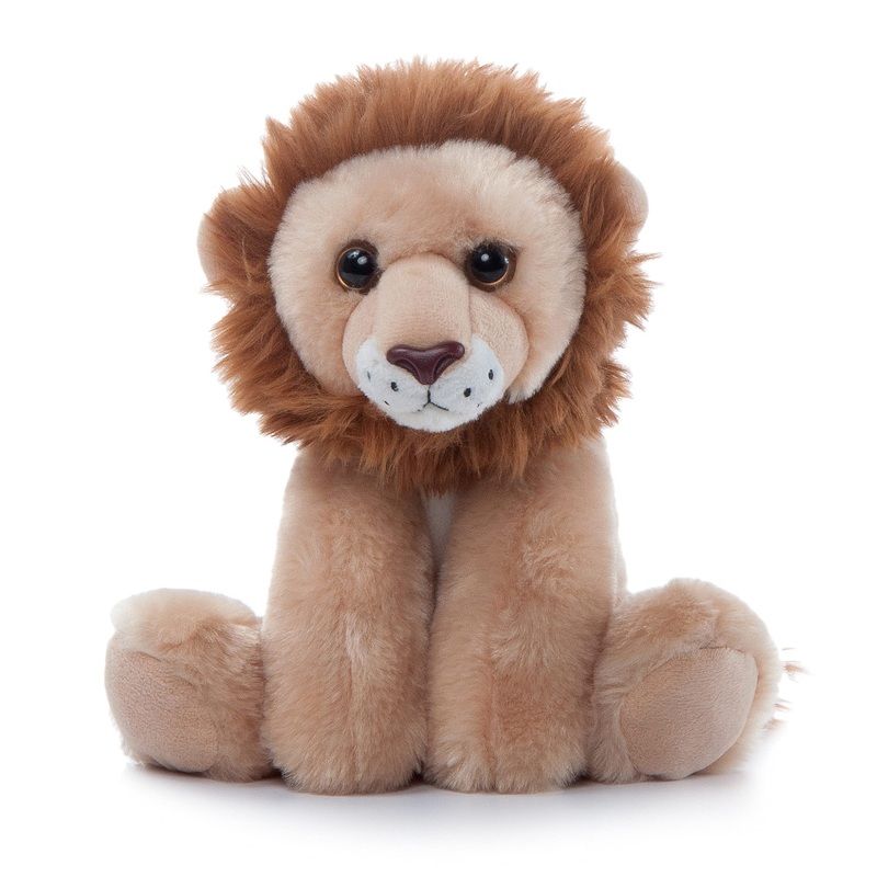 The Petting Zoo Lion Stuffed Animal, Gifts For Kids, Wild Onez Zoo Animals, Lion Plush Toy 9 Inches