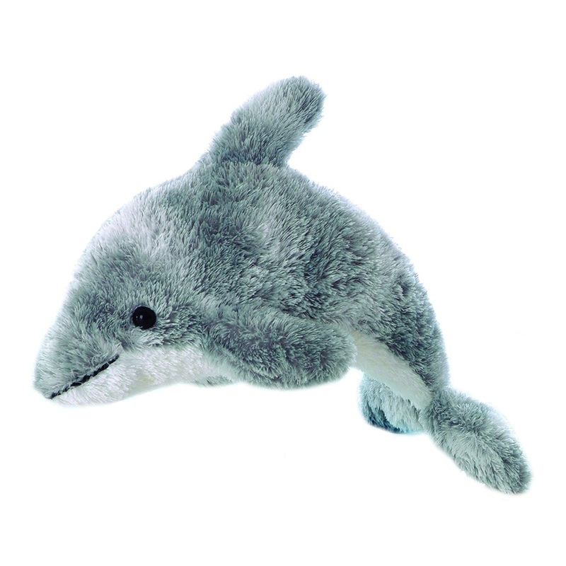 Aurora Adorable Mini Flopsie Dorsey Stuffed Animal - Playful Ease - Timeless Companions - Gray 8 Inches