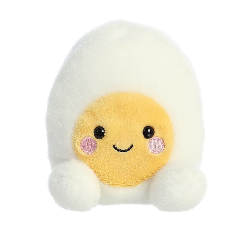 Aurora Adorable Palm Pals Bobby Egg Stuffed Animal - Pocket-Sized Play - Collectable Fun - Yellow 5 Inches
