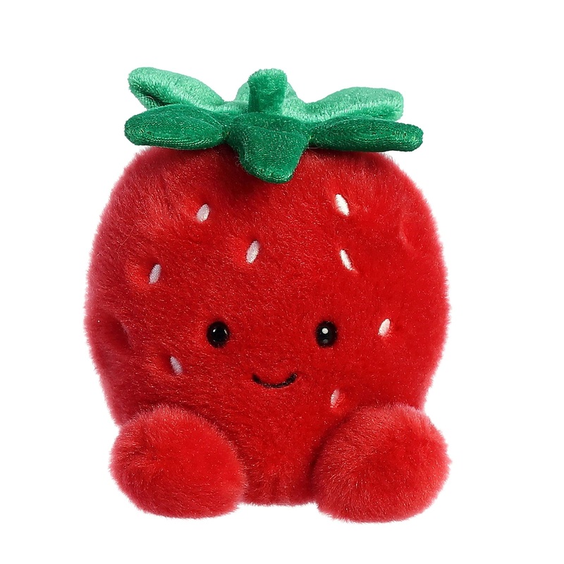Aurora Adorable Palm Pals Juicy Strawberry Stuffed Animal - Pocket-Sized Play - Collectable Fun - Red 5 Inches