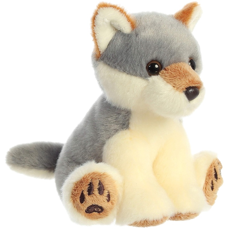 Aurora - Lil Monty Moose Lil Wiley Wolf - 5'' Lil Wiley Wolf  Gray  Model:03514