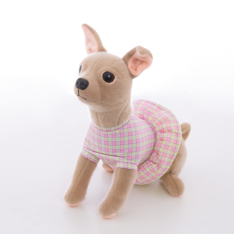 Cu-Mate 10 Inch Doberman Pinscher Dog Stuffed Animal - Black And Tan Lifelike & Realistic Plush Toy Puppy Dog Standing Present G