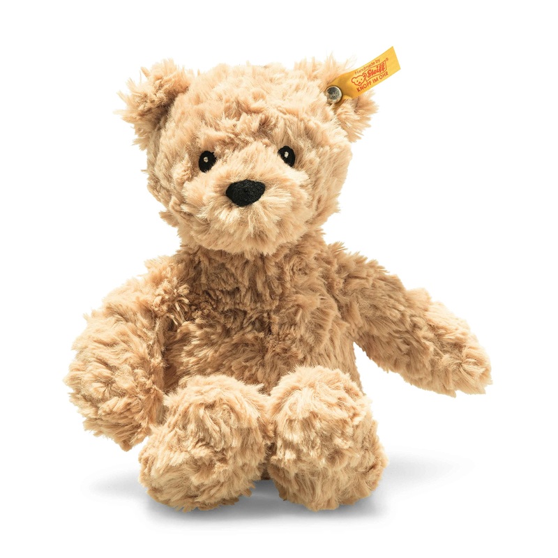 Steiff Cuddly Toy Jimmy Teddy Bear, Cute Stuffed Toy, Boys, Girls & Babies From 0 Months, Plush Toy 20 Cm, Light Brown, 242274