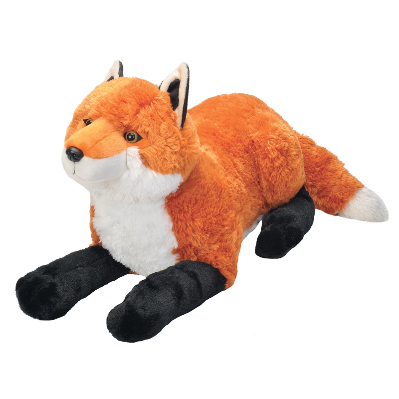 Wild Republic Jumbo Fox Plush, Giant Stuffed Animal, Plush Toy, Gifts For Kids, 30 Inches