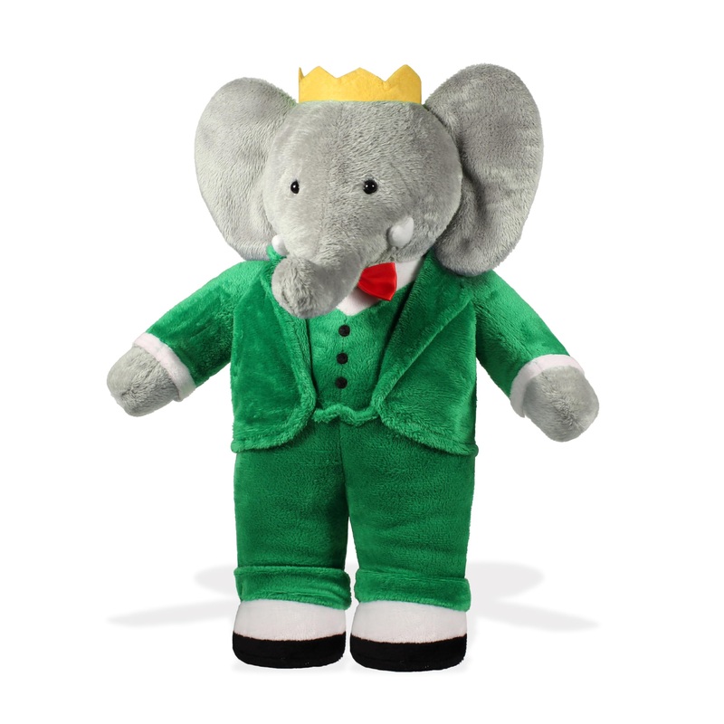 Yottoy Classics Collection | Classic Standing Babar Soft Stuffed Animal Plush- 13