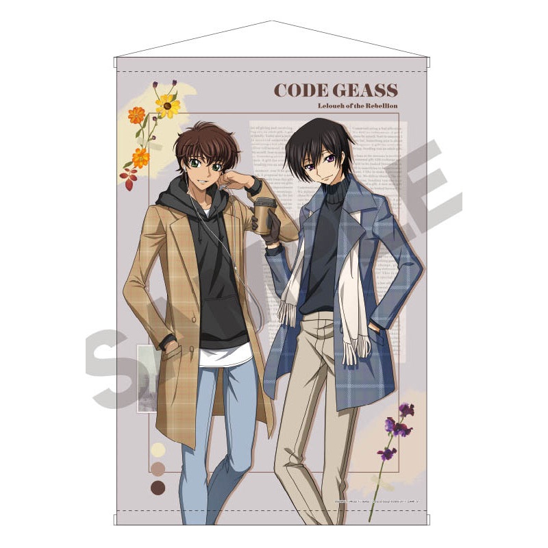 Code Geass Lelouch of the Rebellion Crux B2 Tapestry Gray