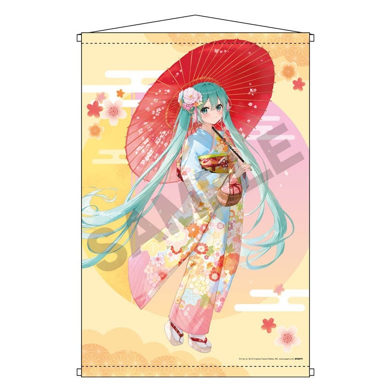 Hatsune Miku Crux B2 Tapestry Kimono Sanpo