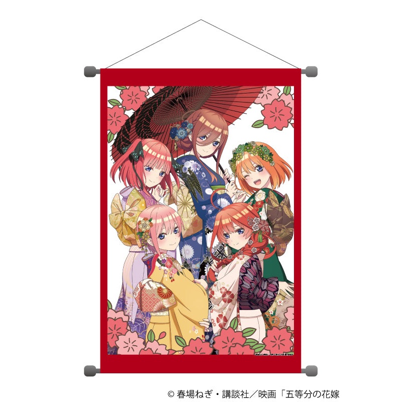 The Quintessential Quintuplets TOKYOGETS Hanafuda Pattern Tapestry