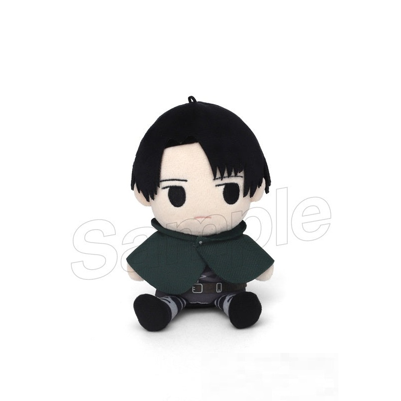 Attack on Titan Movic Kimi to Friends Mini Plush Key Chain Levi