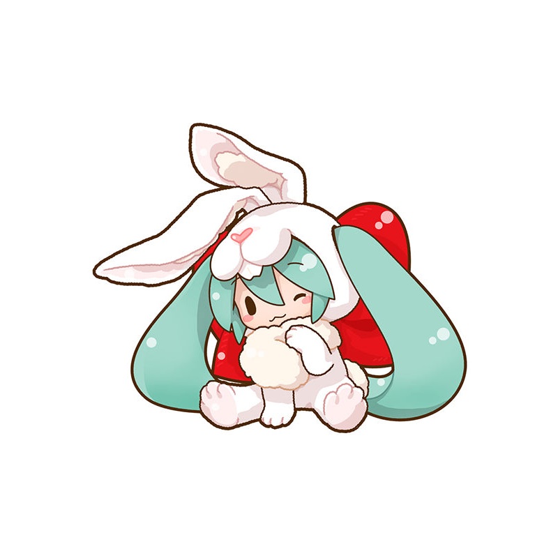 Hatsune Miku Sega Rabbit 2023 Fuwa Petit Plush LL