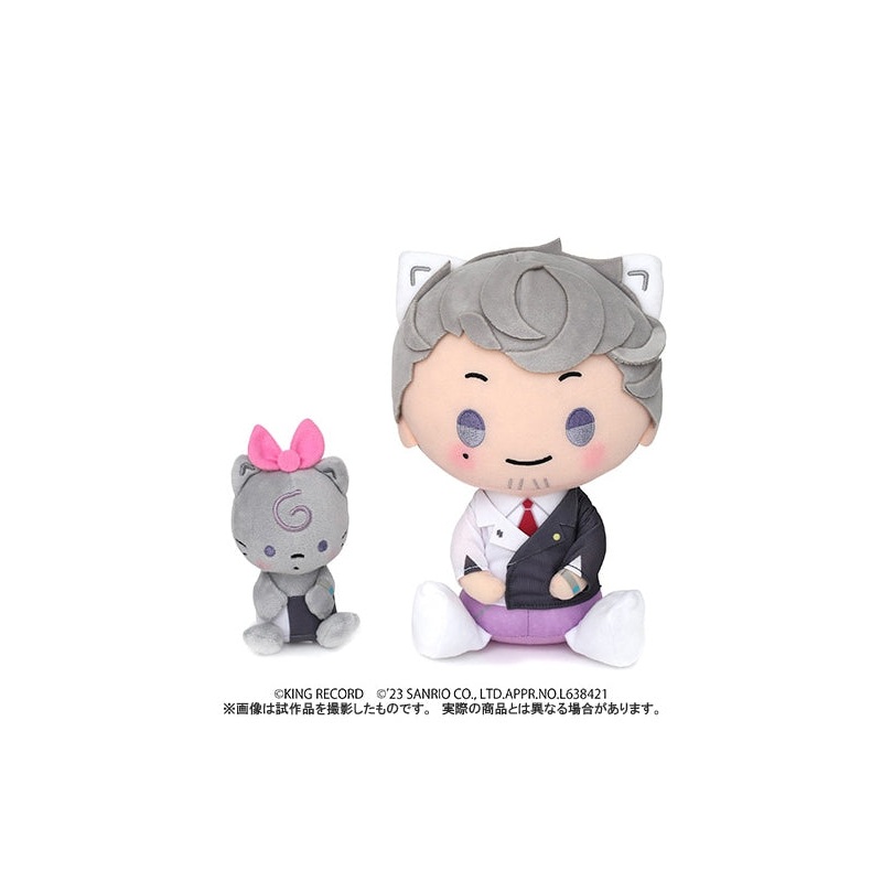 Hypnosismic -Division Rap Battle- Movic Sanrio Nakayoku Edit Plush Set Amaguni Hitoya x Nya-ni-nyu-nye-nyon