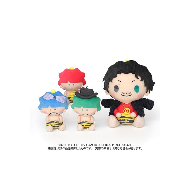 Hypnosismic -Division Rap Battle- Movic Sanrio Nakayoku Edit Plush Set Amayado Rei x Goropikadon