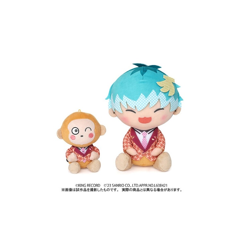 Hypnosismic -Division Rap Battle- Movic Sanrio Nakayoku Edit Plush Set Nurude Sasara x Osaru no Monkichi
