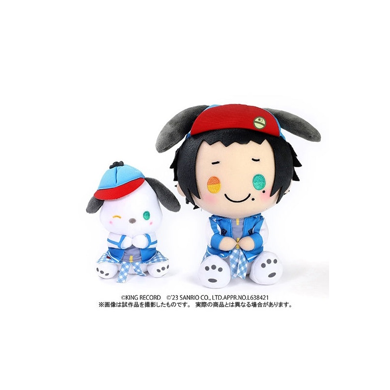 Hypnosismic -Division Rap Battle- Movic Sanrio Nakayoku Edit Plush Set Yamada Jiro x Pochacco