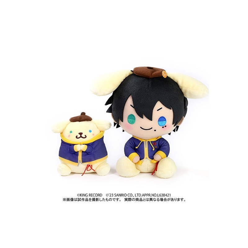 Hypnosismic -Division Rap Battle- Movic Sanrio Nakayoku Edit Plush Set Yamada Saburo x Pom Pom Purin