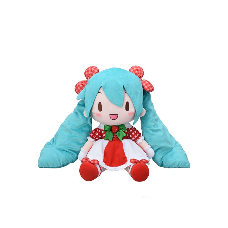 Hatsune Miku x Love and Berry Dress Up and Dance! SEGA fuwa petit Plush Lovely Strawberry (LL)