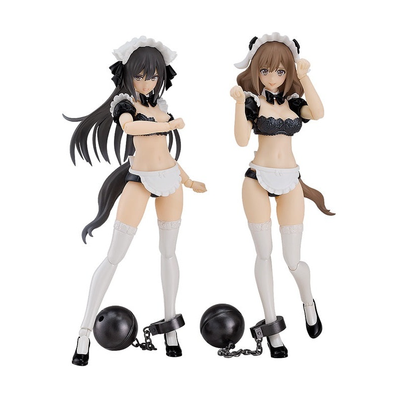 Guilty Princess PLAMAX GP-07 Underwear Body Girl Ran & Jelly: Maid Ver. Set