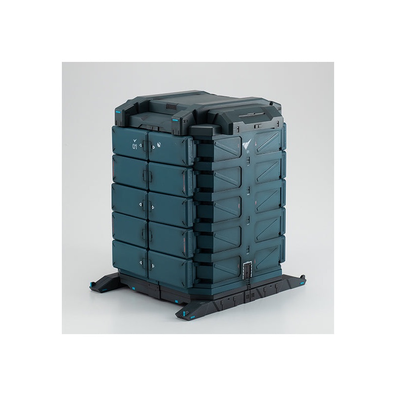 Gundam Mobile Suit THE WITCH FROM MERCURY MEGAHOUSE Realistic Model Series GS07-A MS Container  WEATHERING COLOR EDITION