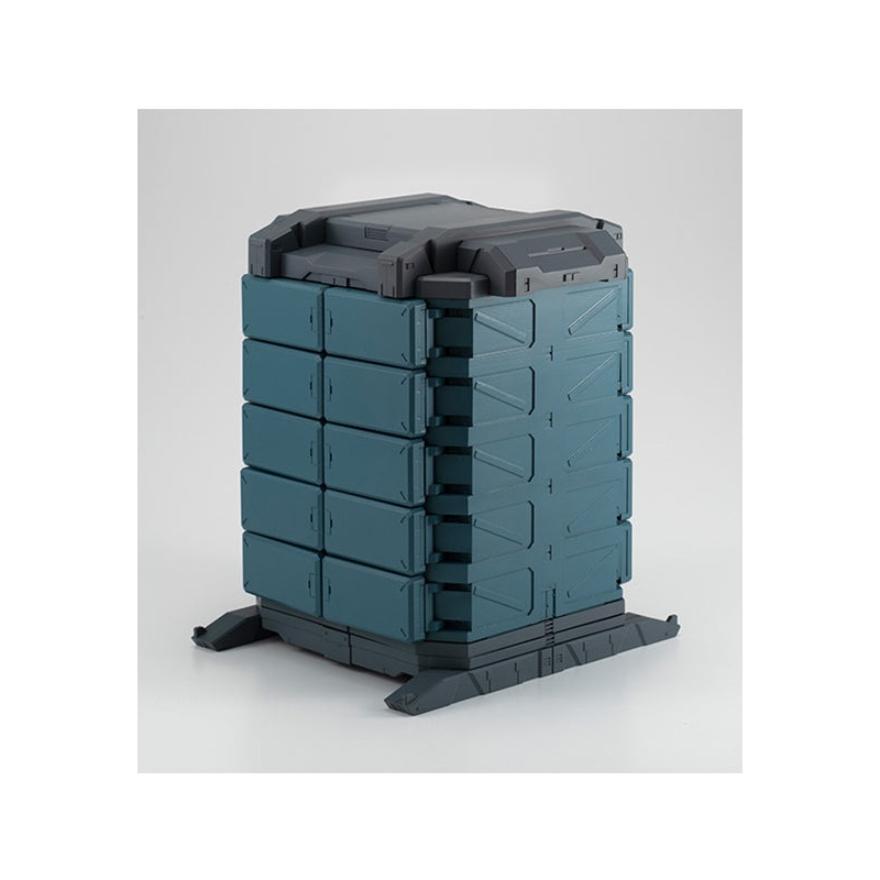 Gundam Mobile Suit THE WITCH FROM MERCURY MEGAHOUSE Realistic Model Series GS07-B MS Container MATERIAL COLOR EDITION