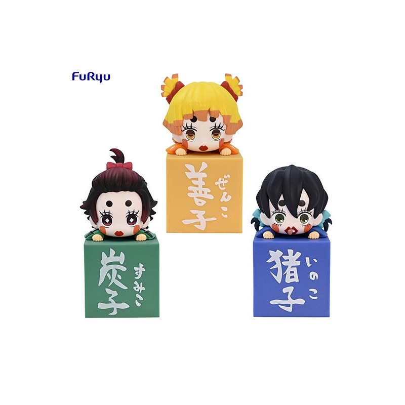 Demon Slayer: Kimetsu no Yaiba FuRyu Hikkake Figure Sumiko /Zenko /Inoko set