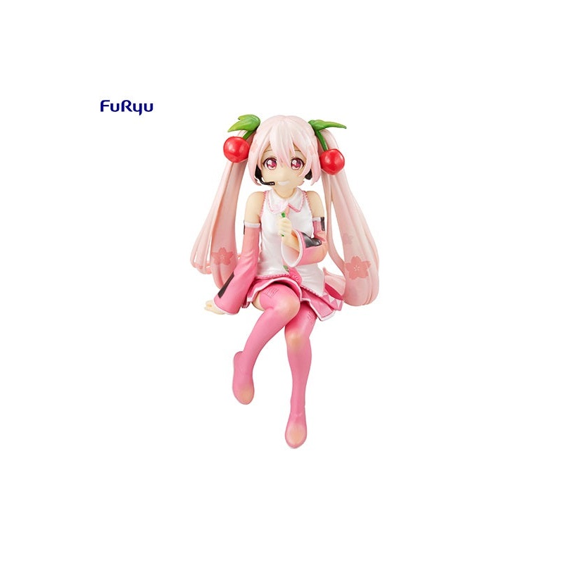 Hatsune Miku FuRyu Noodle Stopper Figure Sakura Miku 2022 Pearl Color