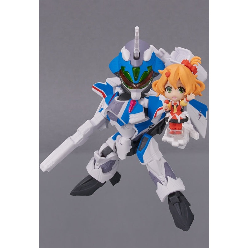 Macross Delta Bandai TINY SESSION VF-31J Siegfried (Hayate Immelman Fighter) with Freyja Wion(JP)