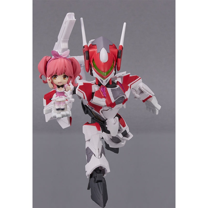 Macross Delta Bandai TINY SESSION VF-31C Siegfried (Mirage Farina Jenius Custom) with Makina Nakajima(JP)