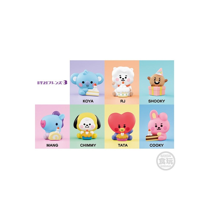 BT21 Bandai Friends 3(1 Random)
