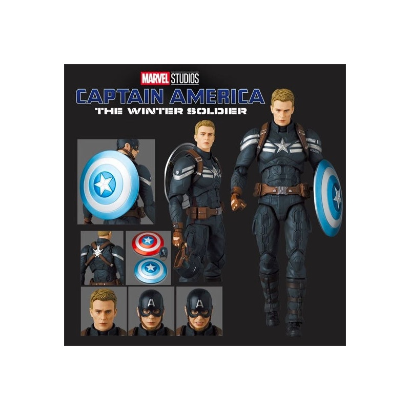 Captain America: The Winter Soldier Medicom Toy MAFEX Captain America (Stealth Suit)(JP)