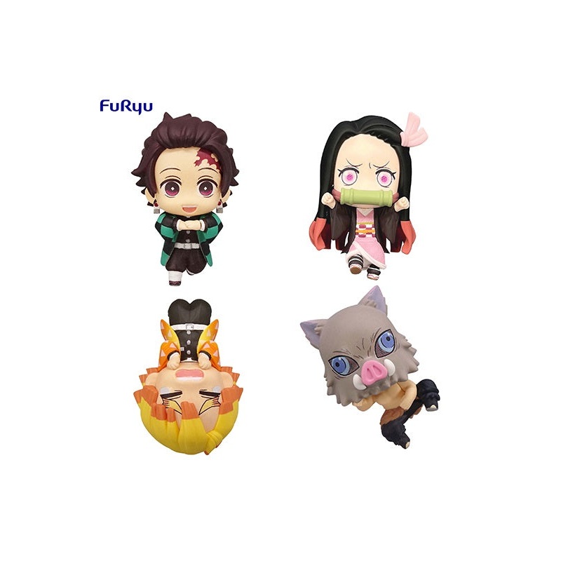 Demon Slayer: Kimetsu no Yaiba FuRyu Chokotto Hikkake Figure Petit 1(set of 4)