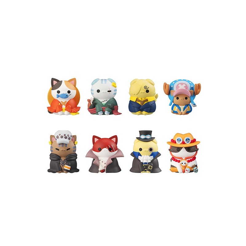 ONE PIECE MEGA CAT PROJECT MEGAHOUSE NyanPieceNyanVol.1 - Im gonna be king of Paw-rates Repeat(1 Random)