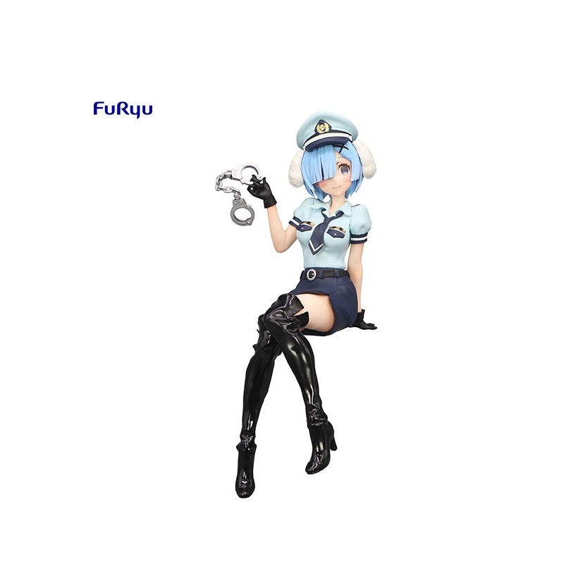 Re:ZERO -Starting Life in Another World- FuRyu Noodle Stopper Figure Rem Police Officer Cap with Dog Ears