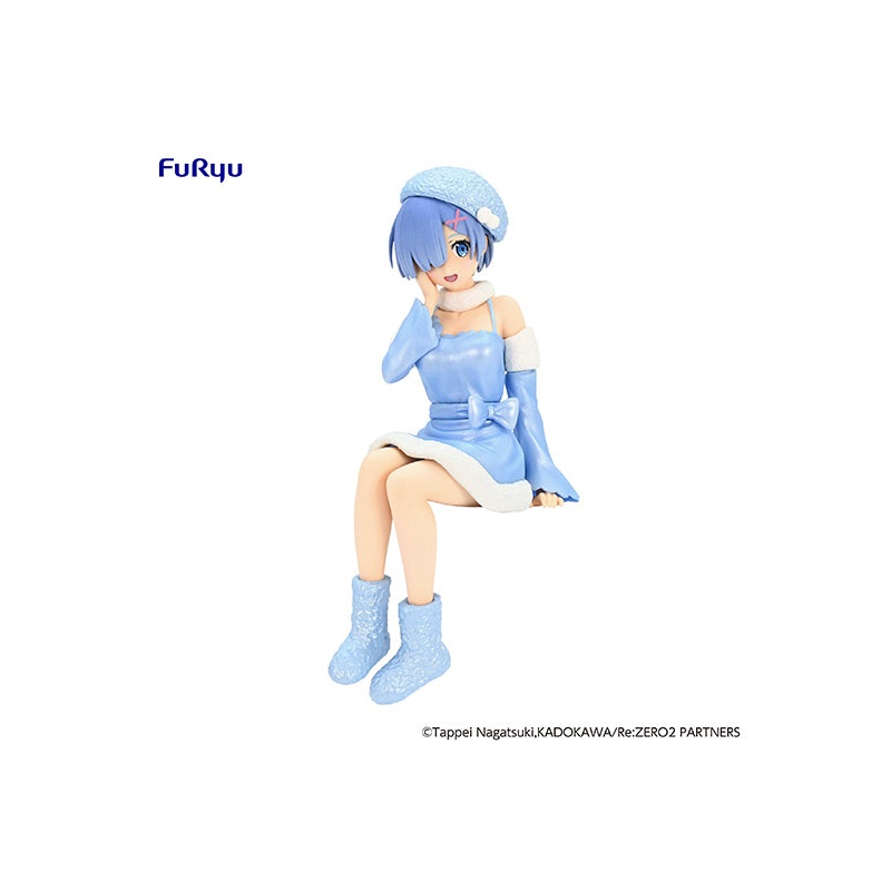 Re:ZERO -Starting Life in Another World-FuRyuNoodle Stopper Figure Rem Snow Princess Pearl Color ver.